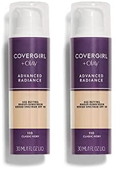 COVERGIRL Advanced Radiance Age Defying Liquid Foundation in of 2)
