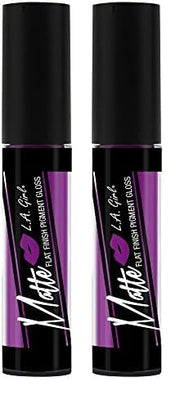 L.A. Girl Matte Flat Finish Pigment Gloss, Stunner, 0.17 Ounce (Pack of 2)