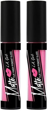 L.A. Girl Matte Flat Finish Pigment Gloss, Playful, 0.17 Ounce (Pack of 2)