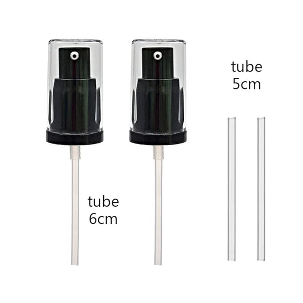 （3 colors）2 Pack Foundation Pump Replacement for MAC Wear (Black）