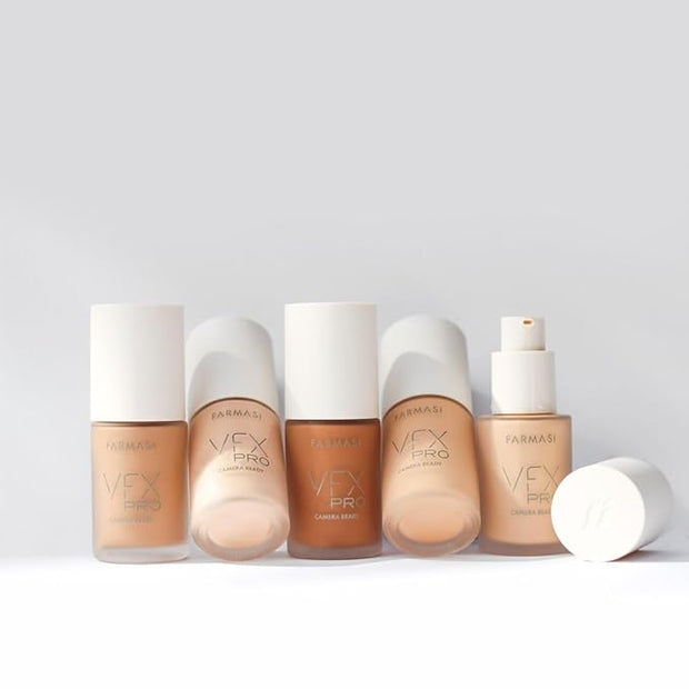 FARMASi Vfx Pro Foundation, Full Coverage Liquid Cream, Medium 14 30 ml