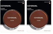 Covergirl Clean Pressed Powder, Creamy Natural (Pack of of 2)