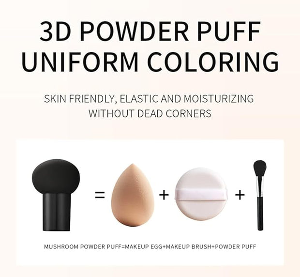 GL-Turelifes Mushroom Head Air Cushion CC Cream Foundation Ivory, 0.) 53 Oz