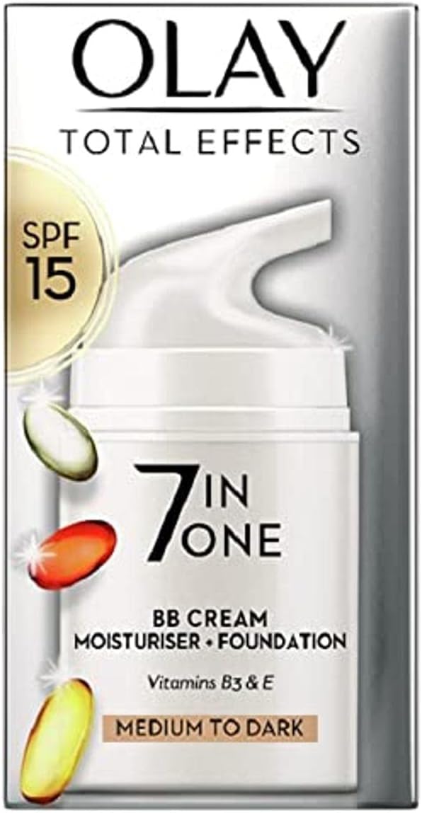 Olay Total Effects 7In1 Touch Of Foundation Bb Moisturiser Medium 50Ml