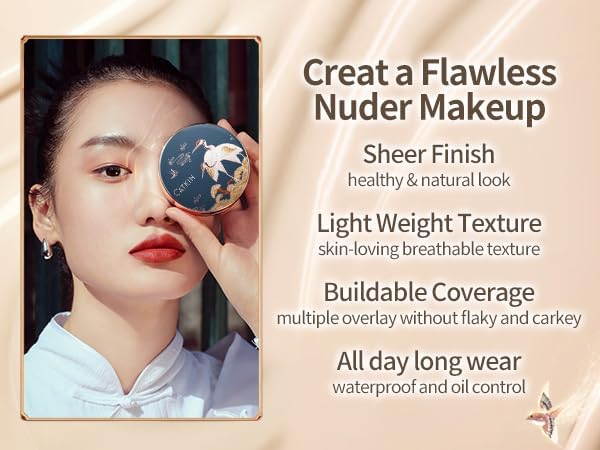Catkin Phoenix Cushion Foundation Buildable Coverage Anti-Aging Serum 0.46 Oz