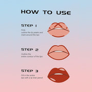YOUNG VISION Gourd-Shaped Precision Liquid Lipstick & Lipliner - Nude Matte Shades