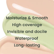 Kaely Dual-Ended Concealer Stick,Acne Dark Spot Corrector Makeup Brightener Waterproof,reen+Neutral 02 G
