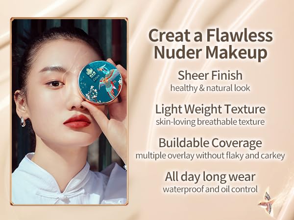 Catkin Phoenix Cushion Foundation Buildable Coverage Anti-Aging Serum 0.46 Oz