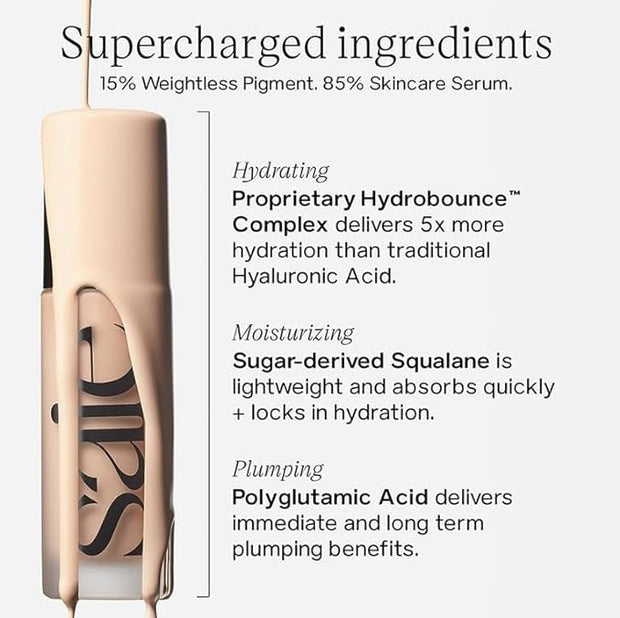 Saie Glowy Super Skin Tint Liquid Foundation - 8 (1.) 01 oz