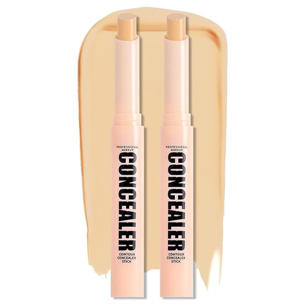 Kaely 2Pcs PROFESSIONAL MAKEUP Correcting Concealer Stick,Medium Coverage