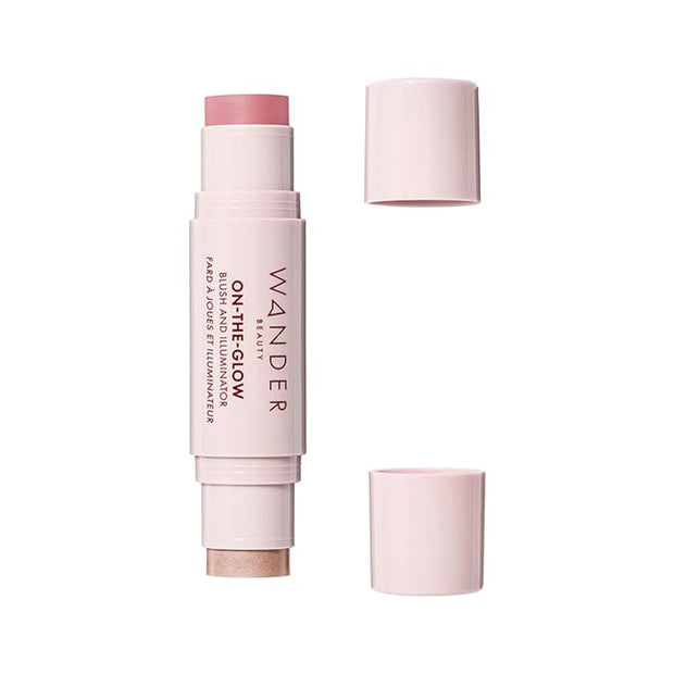 Wander Beauty On-the-Glow Blush and Illuminator - Petal - 0. 4 oz