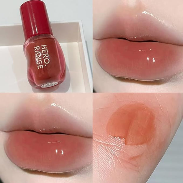 Petansy 3D Voluming Gloss 6 Colors Glasting Color Gloss Plumping, Glossy, Moisturizng, Natural Color, Long-lasting Liquid Lipstick