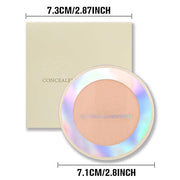Oil Control Face Pressed Powder, Ultra-Fine Lightweight Face