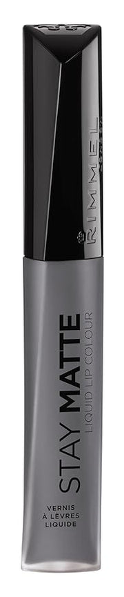 Rimmel London Stay Matte Liquid Lip Color with Full Coverage Kiss-Proof Waterproof Matte Lipstick Formula that Lasts 12 Hours - 850 Shadow, .21oz