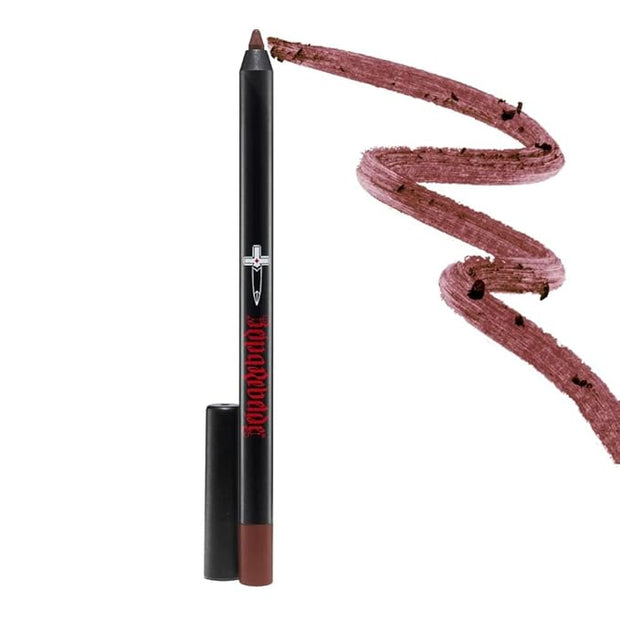 REINA REBELDE Xicana Bold Lip Pencil - Chocolate Brown Shade/Up to 8 Hour Finish/Water Resistant, Won't Feather or Bleed/Highly Pigmented Glides On Like a Dream/Moisturizing/PVC Free Barrel