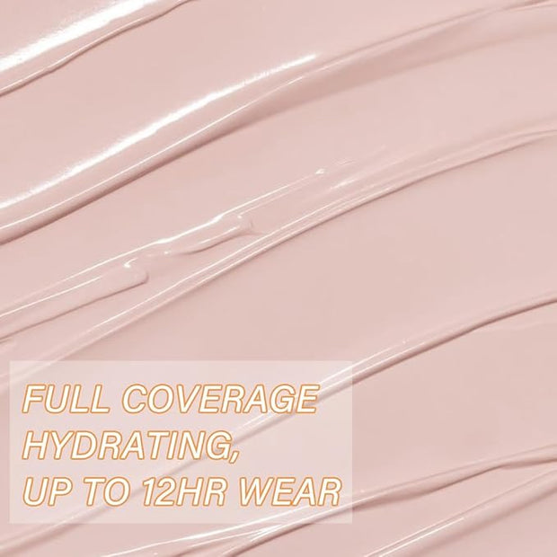 Face Matte Makeup Foundation,Oil Continuous Correction Control Liquid Natural Finish