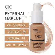 QIC Waterproof Matte Concealer BB Liquid Foundation Cream Buff Beige 30ml