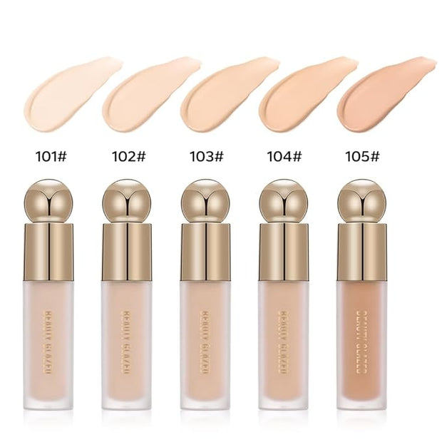 Hydrating Concealer, Lightweight Full Coverage Concealer for Dark Oz (102#)