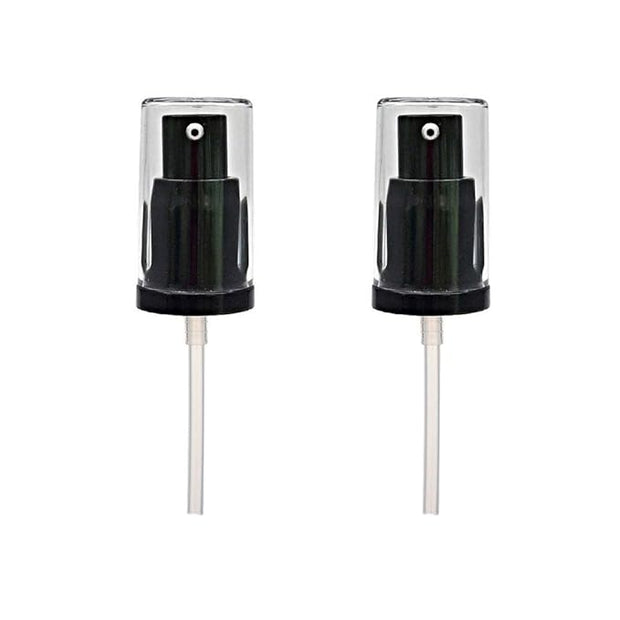 （3 colors）2 Pack Foundation Pump Replacement for MAC Wear (Black）