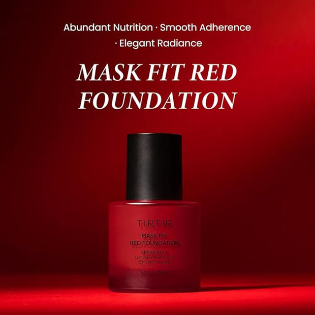 TIRTIR Mask Fit Red Foundation + Puff Set 21N Ivory