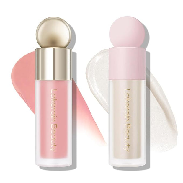 KYDA 2 Colors Liquid Blush Highlighter, Silky Matte Set C