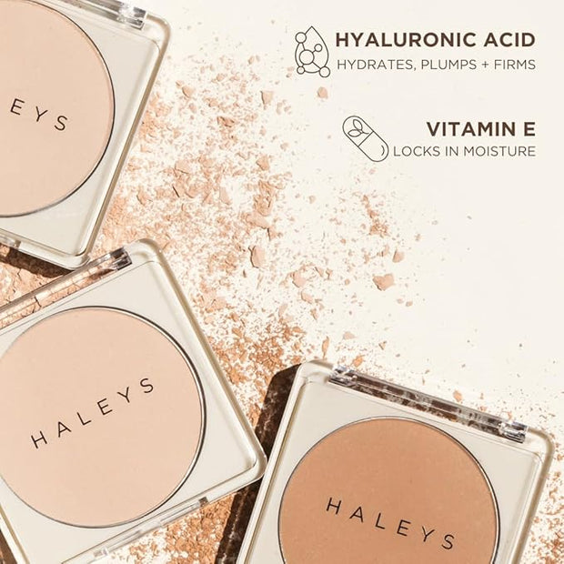 HALEYS Re-cover Matte Weightless Powder Foundation (2.15), Buildable, + CF