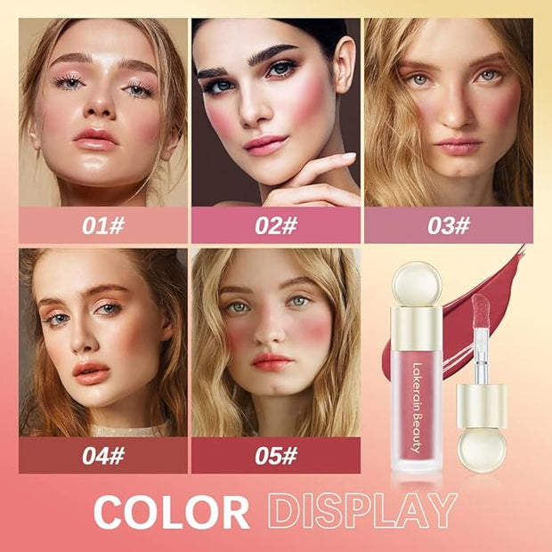 Liquid Blush,Cream Blush,Soft Smooth Natural Matte Finish,Long Lasting&Waterproo Blush Makeup.(01-BLISS)