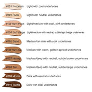 2Pcs Liquid Foundation Full Coverage 24HR Matte Oil Top (1pcs-106) 30ml