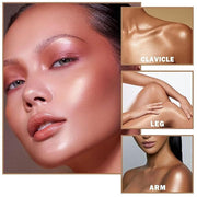 Shimmer Body Oil, Created for Melanin Rich Skin, (GOLDEN BROWN)