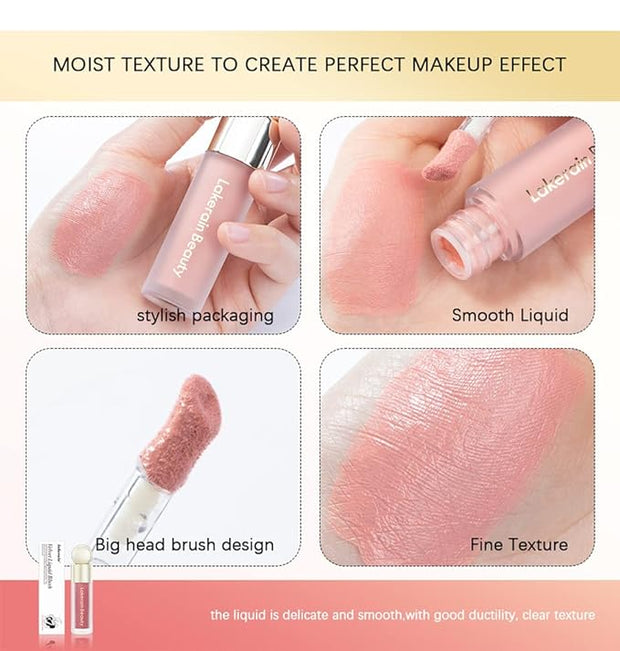 Liquid Blush,Cream Blush,Soft Smooth Natural Matte Finish,Long Lasting&Waterproo Blush Makeup.(01-BLISS)