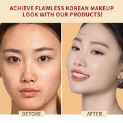 Flawless Glass Skin with Cushion Foundation - Long-lasting, (Porcelain, ) 18g
