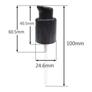 TIHOOD 10PCS Replacement Foundation Pump Black Plastic Cosmetic Replacement Tool