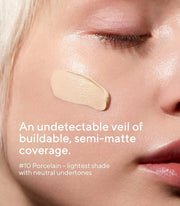 MÁDARA Organic Skincare |SKINONYM Semi-Matte Peptide Foundation, #10 Skincare benefits 30ml