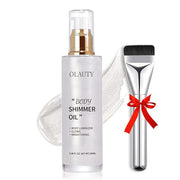 Body Shimmer Oil, Bronze Liquid Illuminator Body Glitter Taning Oils