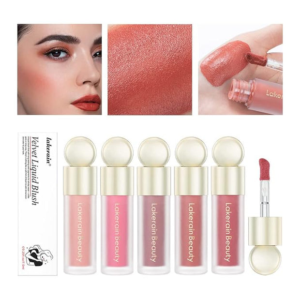 Velvet Liquid Blush, Liquid Cream Blush, Moist Matte Breathable (05)