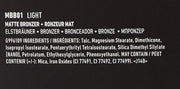 NYX PROFESSIONAL MAKEUP Matte Bronzer, Light