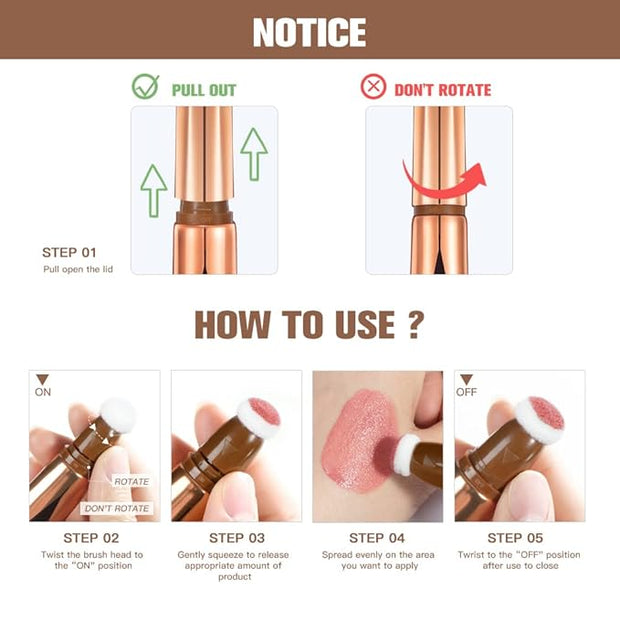 Liquid Blush Stick, Beauty Stick, Cream Blush, Liquid