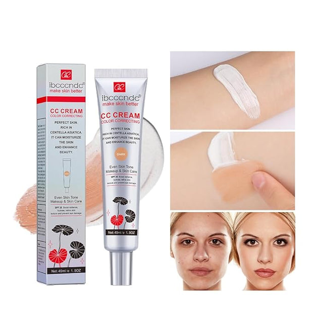 Color Correcting CC Cream,Invisible Pores Cream Foundation And
