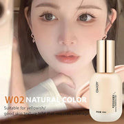 2PC 2023 New ADMD Foundation,admd Liquid Foundation,Hydrating Waterproof Coverage(#02 Natural)