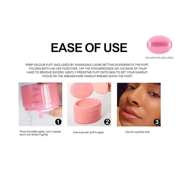 Loose Face Powder Setting Powder Makeup 0. （V04）With Powder Puff 67oz