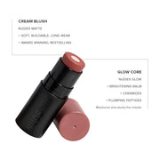 Nudies Matte + Glow Core All Over Face Rose Glow