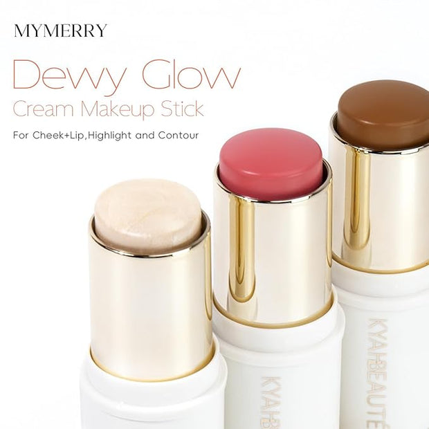 Trio Contour Sticks Set, Highlighter Stick & Bronzer of /1.6fl.oz 45g