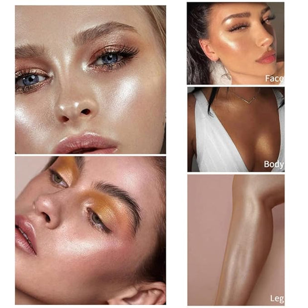 Highlighter Makeup Palette,Highlighter Palette Illuminator Powder Palette White