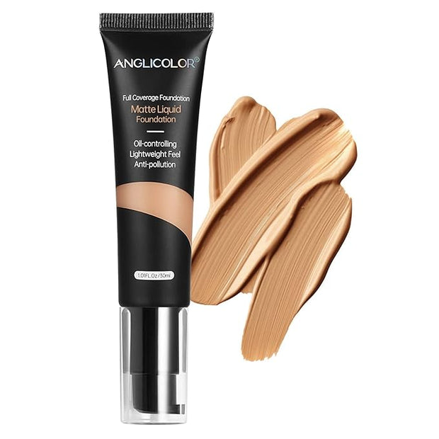 Matte Oil Control Concealer Foundation Flawless Soft Long (#105 Sand)