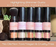 Face, Body and Hair Highlighters (1, RADIANCE, Pump Pump Brush)