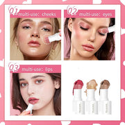 Makeup Sticks Set, Matte Cream Blush Stick for & Contour)