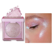 MAEPEOR Face Highlighter Palette 8 Colors Smooth Shimmer (ilt Purple) 02 G