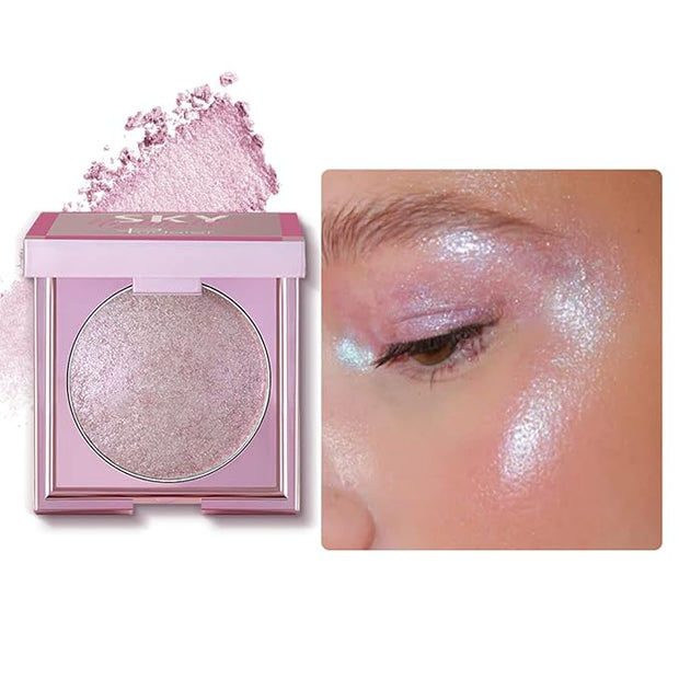 MAEPEOR Face Highlighter Palette 8 Colors Smooth Shimmer (ilt Purple) 02 G