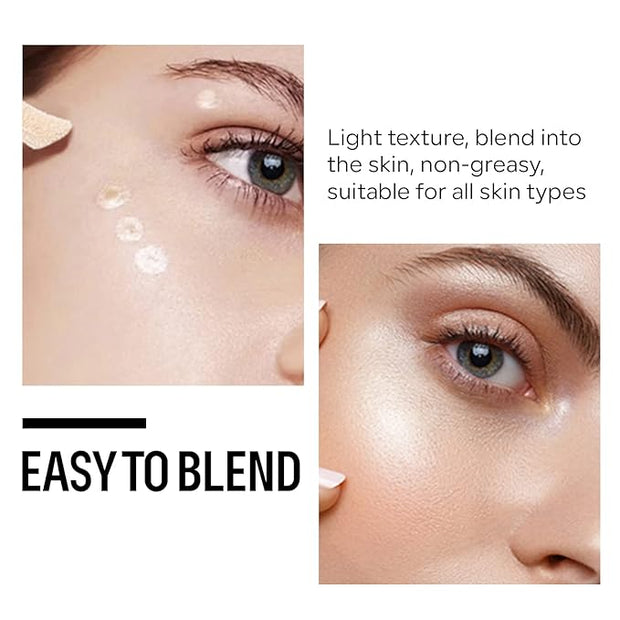 KYDA 2 Colors Liquid Blush and Highlighter, Natural & Champagne