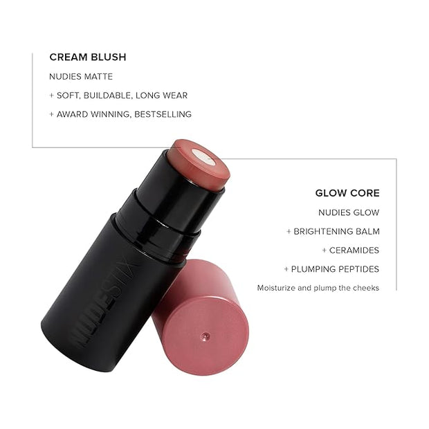 Nudies Matte + Glow Core All Over Face Blush Bling